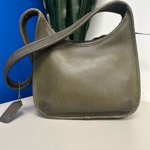 Coach Olive Leather Shoulder Bag